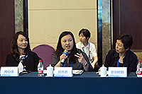 Ms Carmen Tang, Research Grants Manager and Ms Cissie Yeung, Assistant Research Administration Manager from the Office of Research and Knowledge Transfer Services in the Chinese University of Hong Kong (CUHK), attended the Forum on behalf of the University